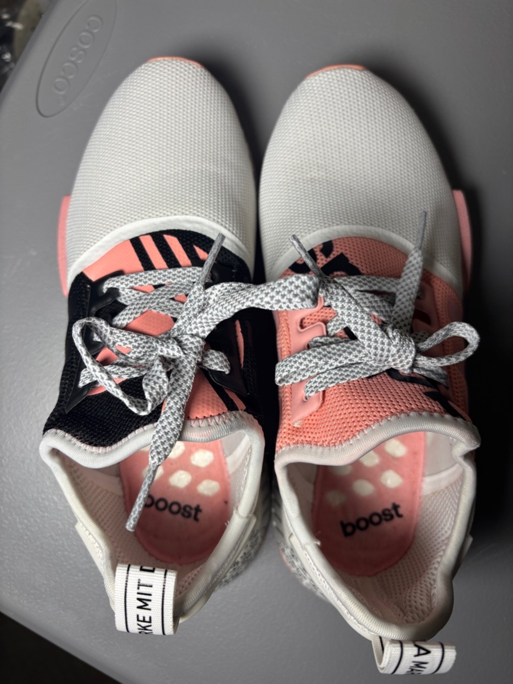 Adidas NMD_R1 "White Glory Pink Size 7 - Picture 6 of 8